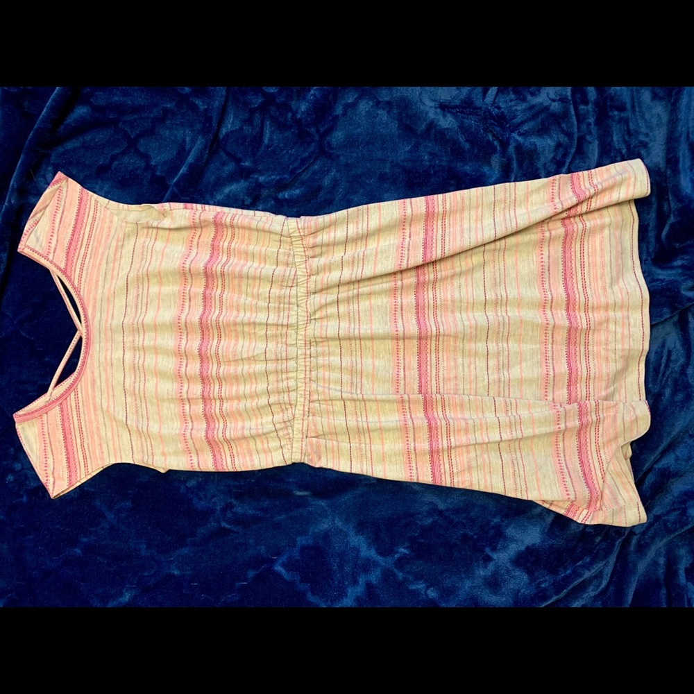 Sonoma Pink/Tan Pattern Dress